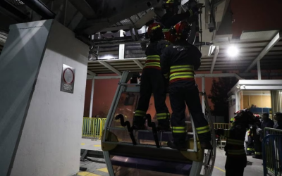 Más de 10 horas tomó rescatar a quienes se quedaron atrapados en el teleférico de Quito.