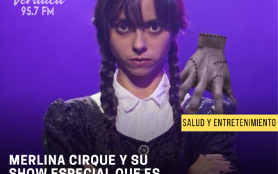 La Merlina Ecuatoriana que promociona la salud mental con su show.