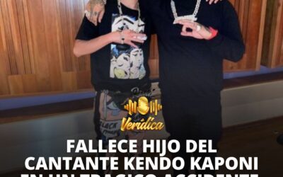 Fallece hijo del cantante Kendo Kaponi en un trágico accidente
