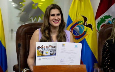 Cristina Reyes y Mayra S. intermediaron para que un amigo trate un proceso judicial con la presidenta de la Corte del Guayas, Fabiola G.