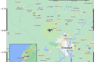 Fuerte temblor se registró en Guayas, la noche de este miércoles, 10 de abril.