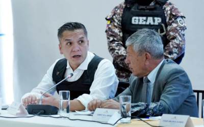 Fiscalía desmiente a Wilman Terán sobre supuestos chats con Diana Salazar.