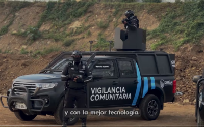 Jan Topic presenta su estrategia para Durán: ofrece patrullaje en vehículos blindados y cámaras para vigilancia.