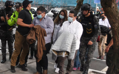 Caso Purga: presidentes de la Corte, jueces y otros funcionarios judiciales del Guayas visitaban la casa del entonces legislador Pablo Muentes, según informe pericial.