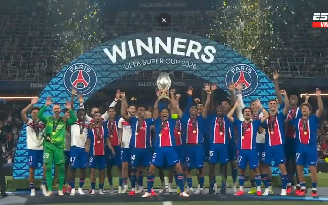¡WILLIAN PACHO Y EL PSG VUELVEN A LEVANTAR LA SUPERCOPA DE EUROPA!